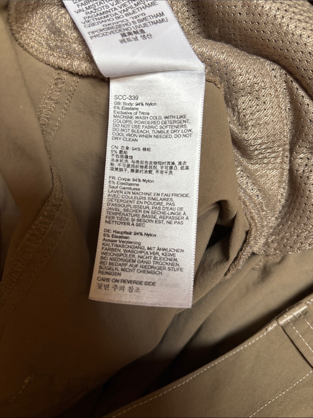 Marmot Hiking Pants Women's Plus Size 20W Khaki Nylon Stretch Roll Up Cargo Camp - Picture 7 of 7